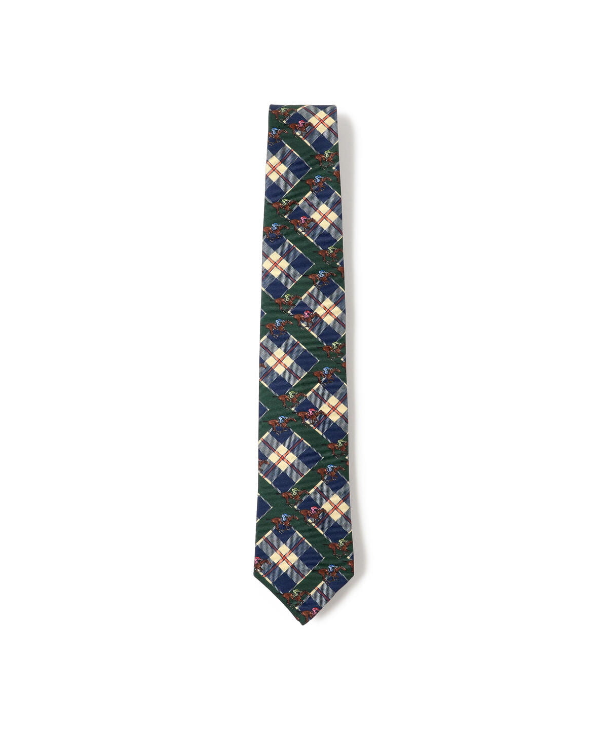 BEAMS PLUS（ビームス プラス）BEAMS PLUS / Silk Tie Check*Horses