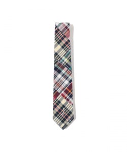 ▲KENNETH FIELD / 2Face Tie Patchwork Madras Check