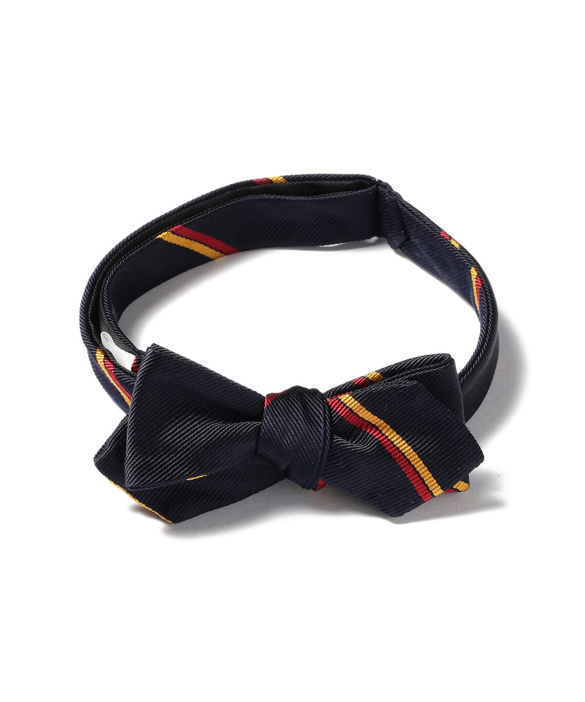 Silk Bow Tie Wide Regimental スーツ・ネクタイ MEN NAVY ONE SIZE Silk Bow Tie Wide Regimental スーツ・ネクタイ MEN NAVY ONE SIZE