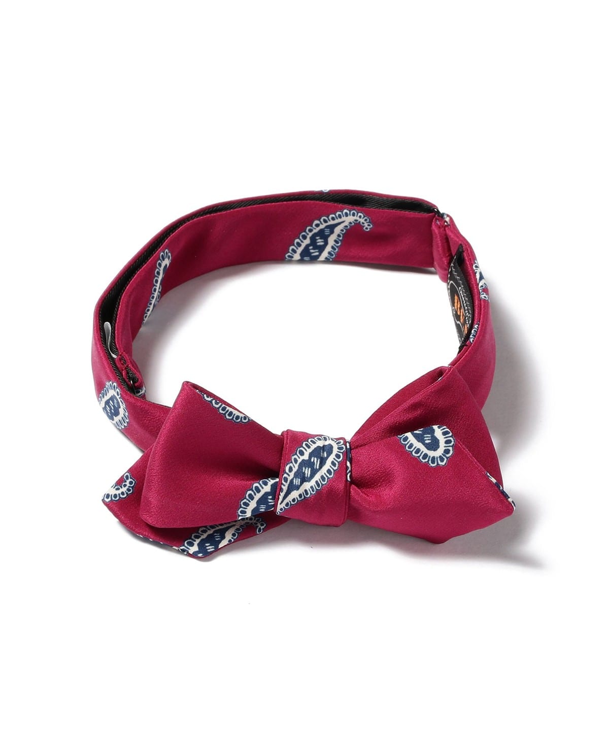 Silk Bow Tie Paisley Print スーツ・ネクタイ MEN RED ONE SIZE Silk Bow Tie Paisley Print スーツ・ネクタイ MEN RED ONE SIZE