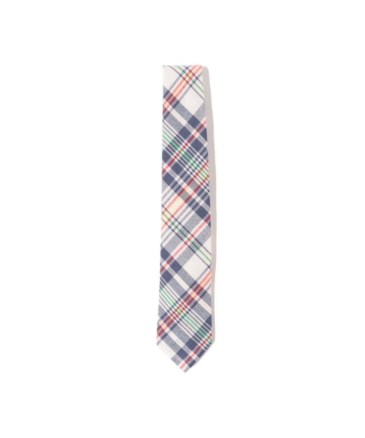 Madras Check Tie スーツ・ネクタイ MEN BLUE FREE Madras Check Tie スーツ・ネクタイ MEN BLUE FREE