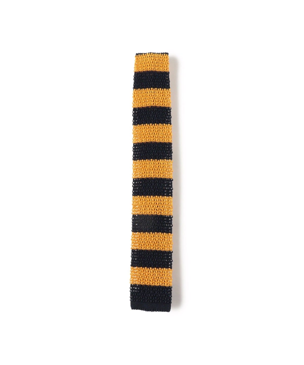 Cotton Knit Tie Stripe スーツ・ネクタイ MEN YELLOW ONE SIZE Cotton Knit Tie Stripe スーツ・ネクタイ MEN YELLOW ONE SIZE