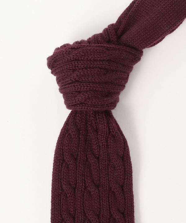 BEAMS PLUS（ビームス プラス）Wool Knit Tie Cable（スーツ
