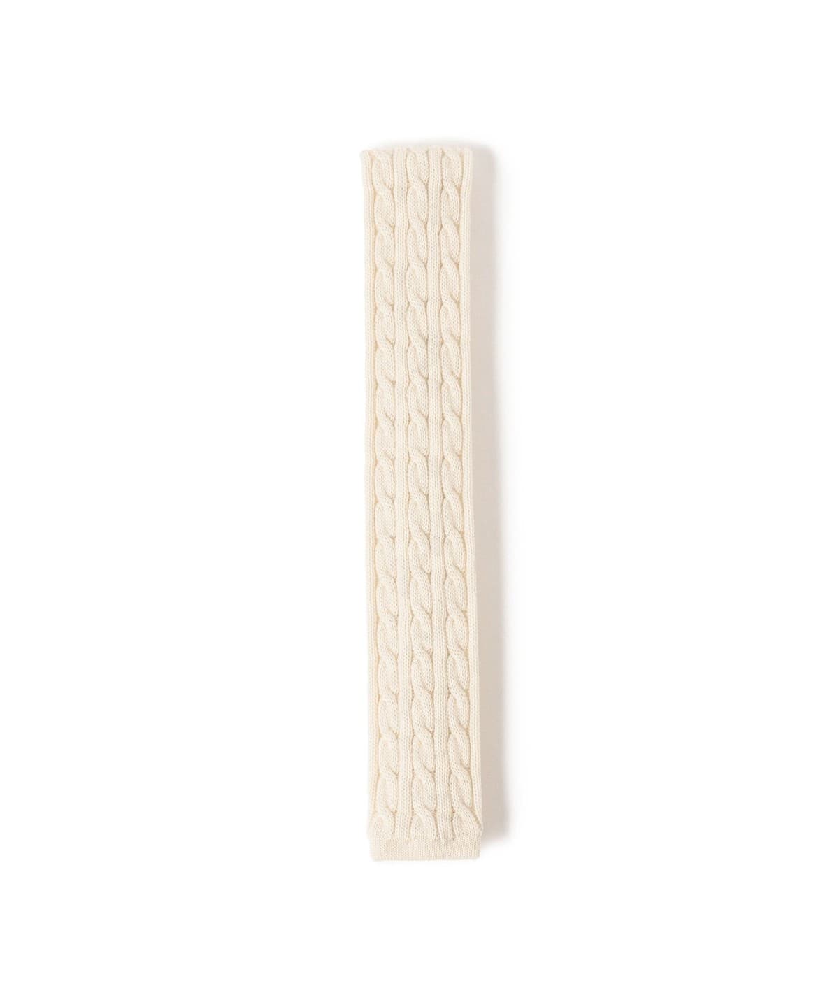 Wool Knit Tie Cable スーツ・ネクタイ MEN WHITE ONE SIZE Wool Knit Tie Cable スーツ・ネクタイ MEN WHITE ONE SIZE