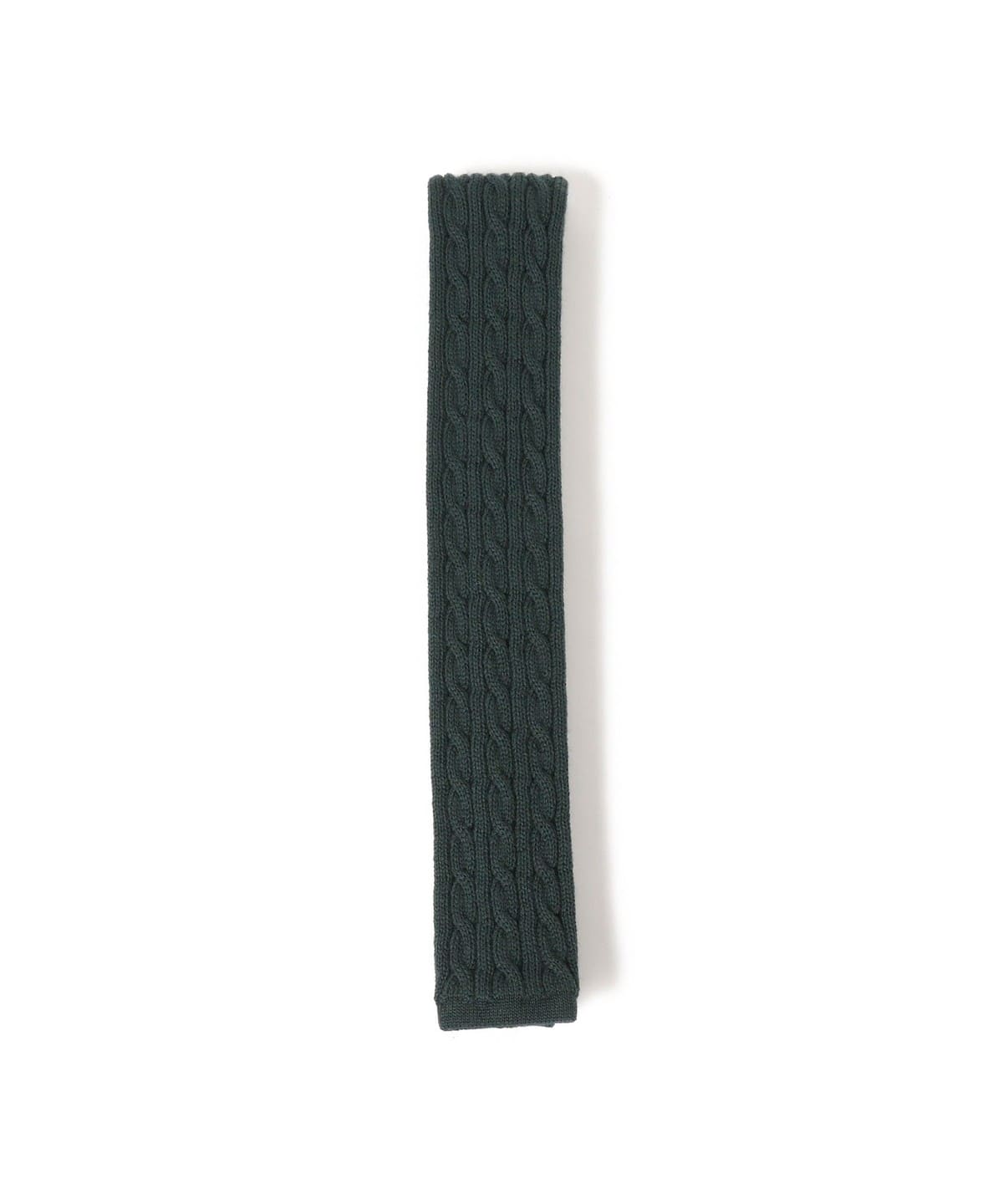Wool Knit Tie Cable スーツ・ネクタイ MEN GREEN ONE SIZE Wool Knit Tie Cable スーツ・ネクタイ MEN GREEN ONE SIZE