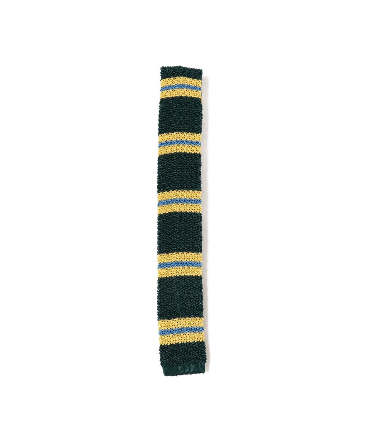Silk Knit Tie Stripe スーツ・ネクタイ MEN GREEN ONE SIZE Silk Knit Tie Stripe スーツ・ネクタイ MEN GREEN ONE SIZE