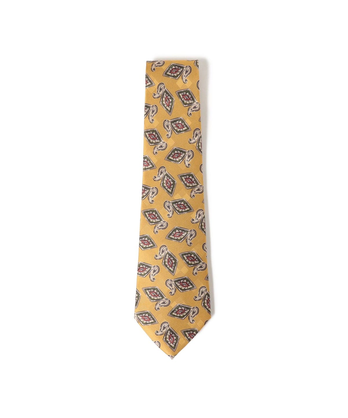 RRL ダブルアールエル / Handmade Print Silk Jacquard Tie スーツ・ネクタイ MEN 700 YELLOW ONE SIZE RRL ダブルアールエル / Handmade Print Silk Jacquard Tie スーツ・ネクタイ MEN 700 YELLOW ONE SIZE