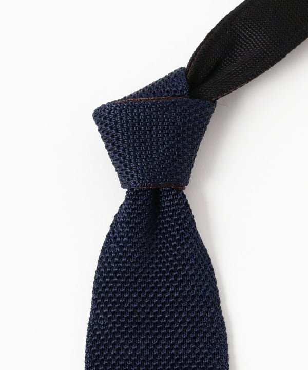 BEAMS PLUS (BEAMS PLUS) KENNETH FIELD / 4Face Silk Knit Tie Solid