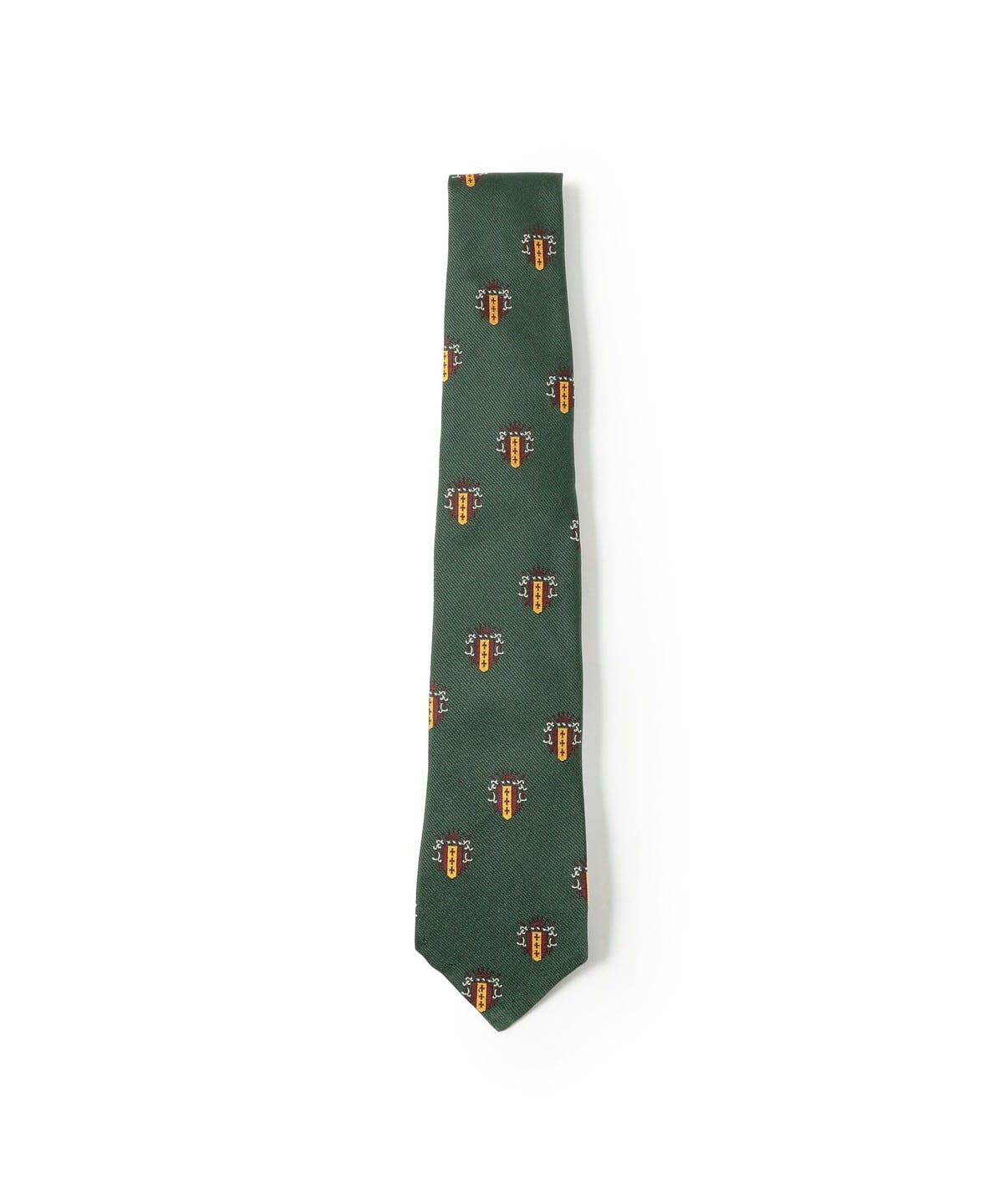 Silk Tie Crest Shield �X�[�c�E�l�N�^�C MEN GREEN ONE SIZE