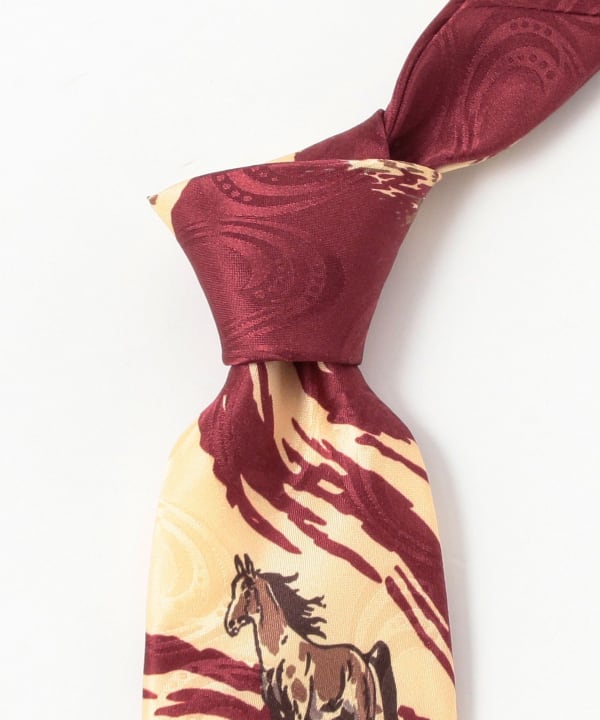 RRL / Handmade Western Print Silk Tie