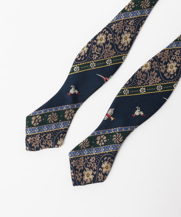 Silk Bow Tie Calico Stripe