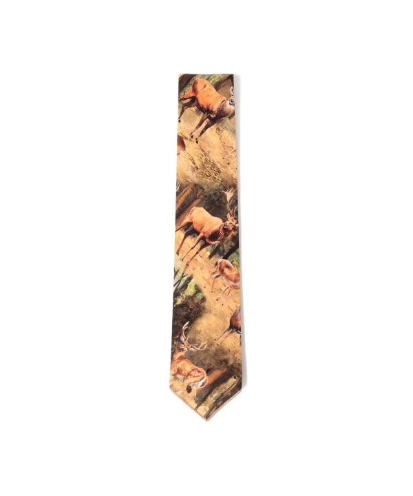 ENGINEERED GARMENTS / NECK TIE - COTTON DEER PRINT