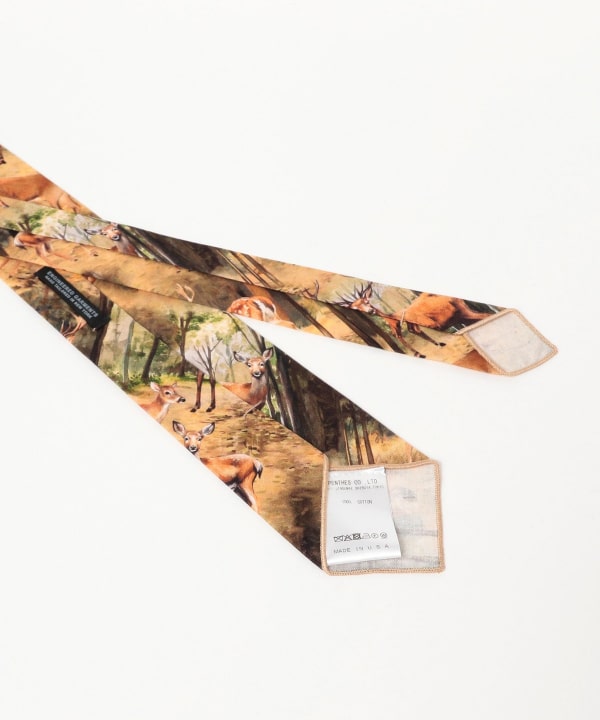 ENGINEERED GARMENTS / NECK TIE - COTTON DEER PRINT