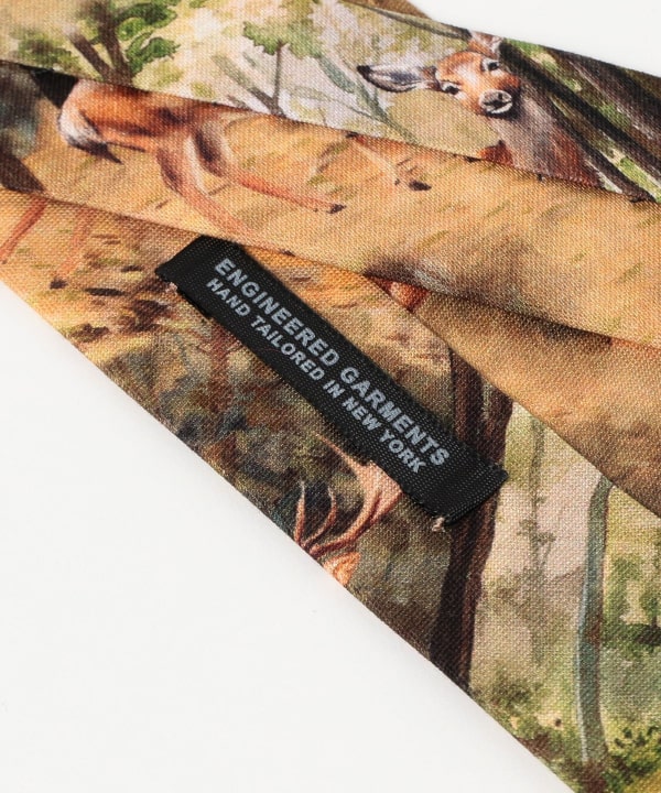 ENGINEERED GARMENTS / NECK TIE - COTTON DEER PRINT