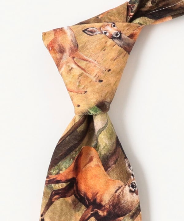 ENGINEERED GARMENTS / NECK TIE - COTTON DEER PRINT