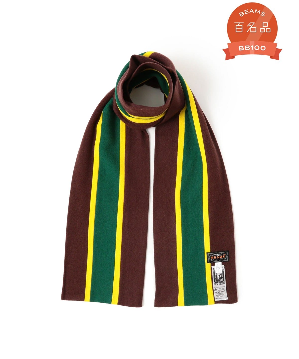 【別注】ENGLISH TRADITION / School Muffler ファッション雑貨 MEN BRN*GLD*GRN ONE SIZE 【別注】ENGLISH TRADITION / School Muffler ファッション雑貨 MEN BRN*GLD*GRN ONE SIZE