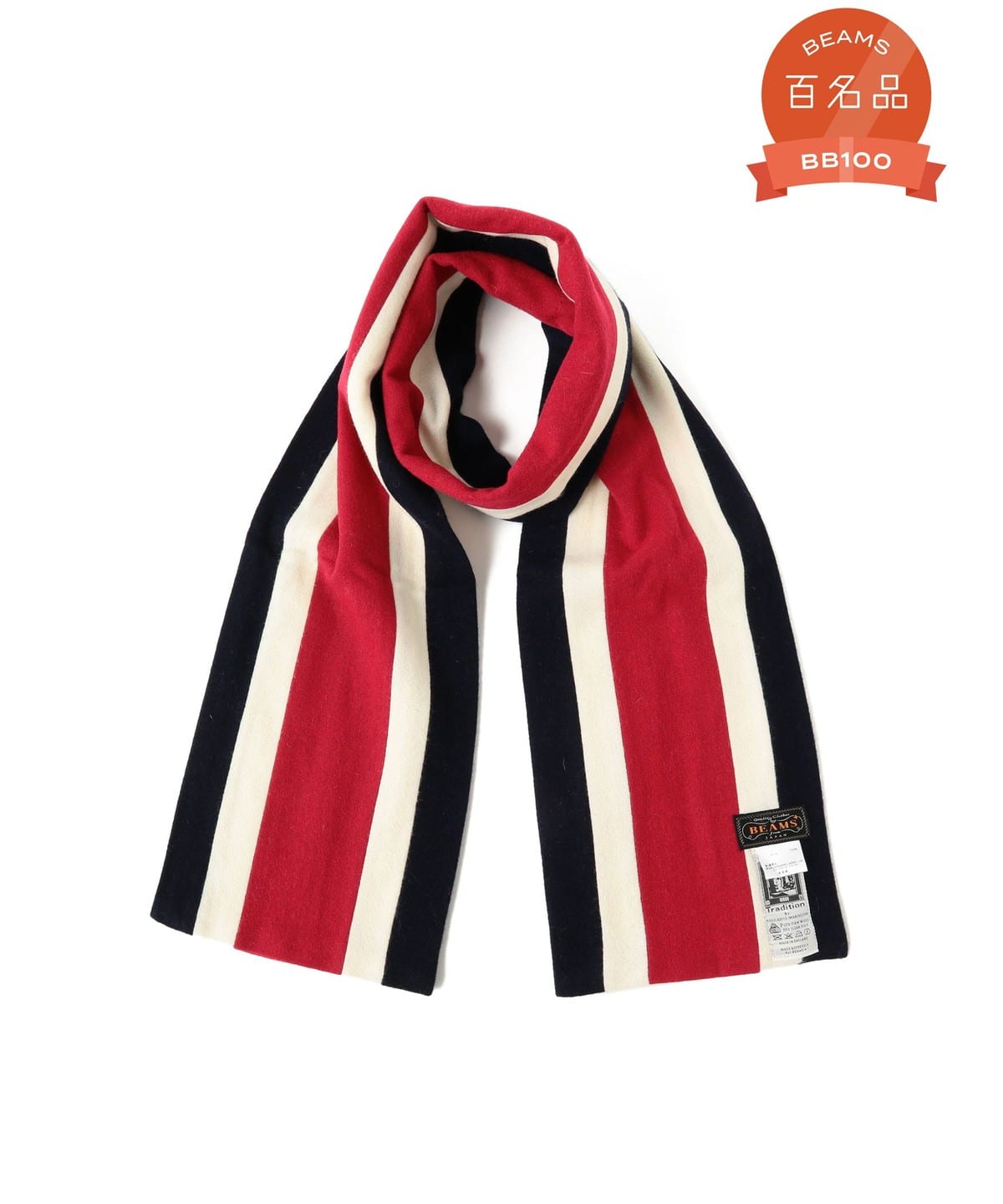 【別注】ENGLISH TRADITION / School Muffler ファッション雑貨 MEN NVY*WHT*RED ONE SIZE 【別注】ENGLISH TRADITION / School Muffler ファッション雑貨 MEN NVY*WHT*RED ONE SIZE