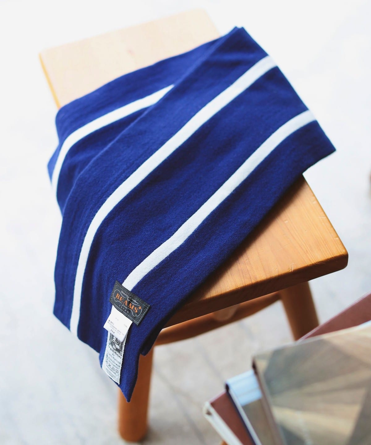 【別注】ENGLISH TRADITION / スクールマフラー ファッション雑貨 MEN NVY*WHT FREE 【別注】ENGLISH TRADITION / スクールマフラー ファッション雑貨 MEN NVY*WHT FREE