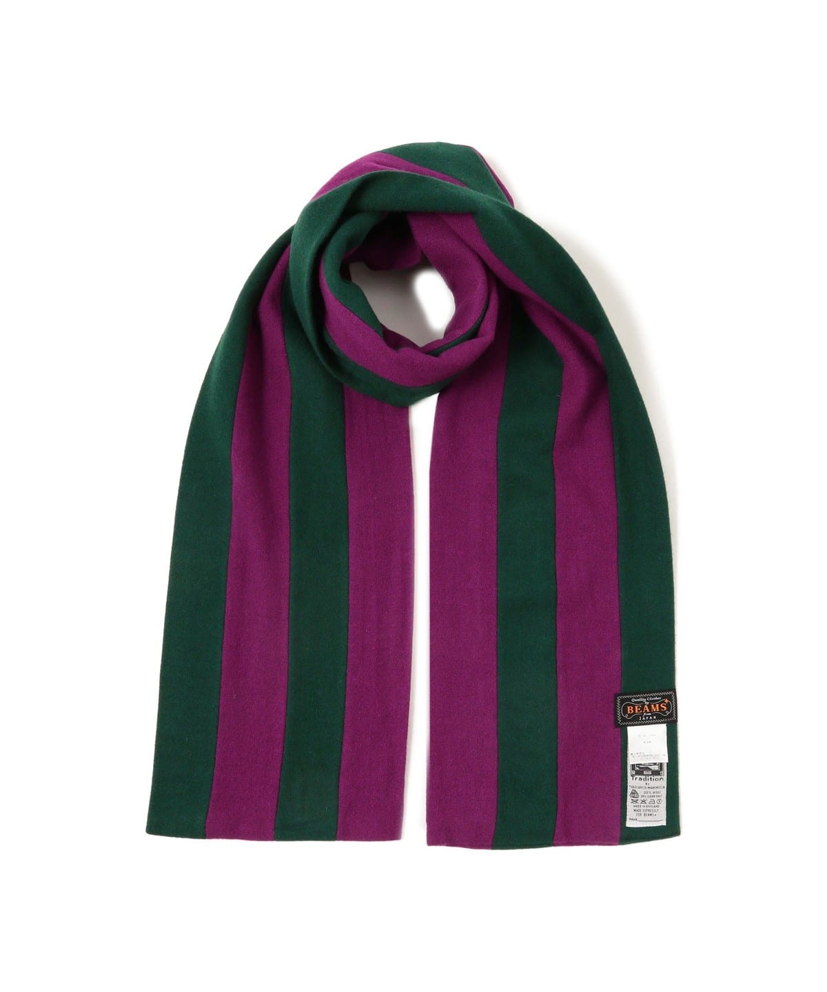 【別注】ENGLISH TRADITION / スクールマフラー ファッション雑貨 MEN PPL*GRN FREE 【別注】ENGLISH TRADITION / スクールマフラー ファッション雑貨 MEN PPL*GRN FREE