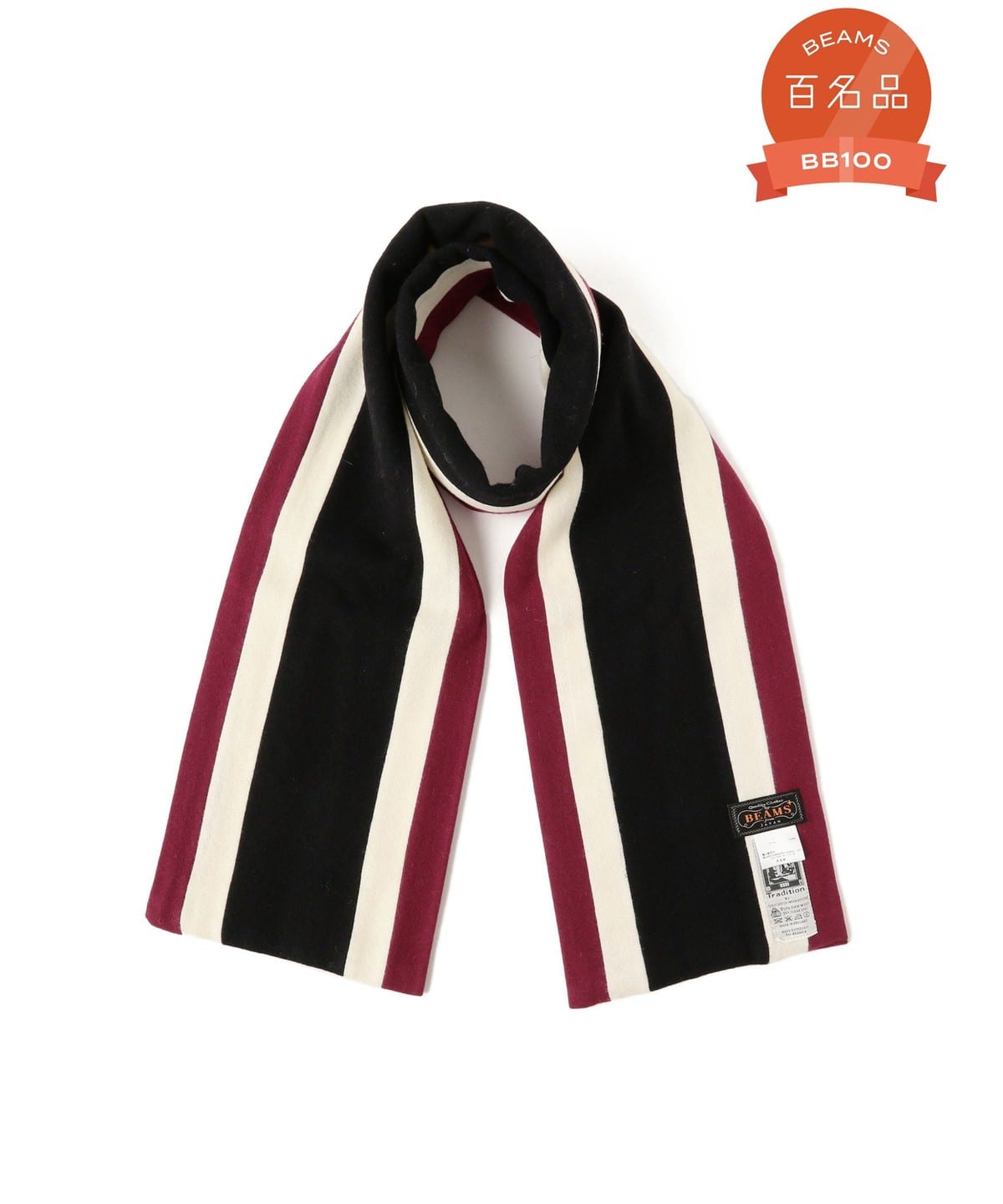 【別注】ENGLISH TRADITION / School Muffler ファッション雑貨 MEN MRN*WHT*BLK ONE SIZE 【別注】ENGLISH TRADITION / School Muffler ファッション雑貨 MEN MRN*WHT*BLK ONE SIZE