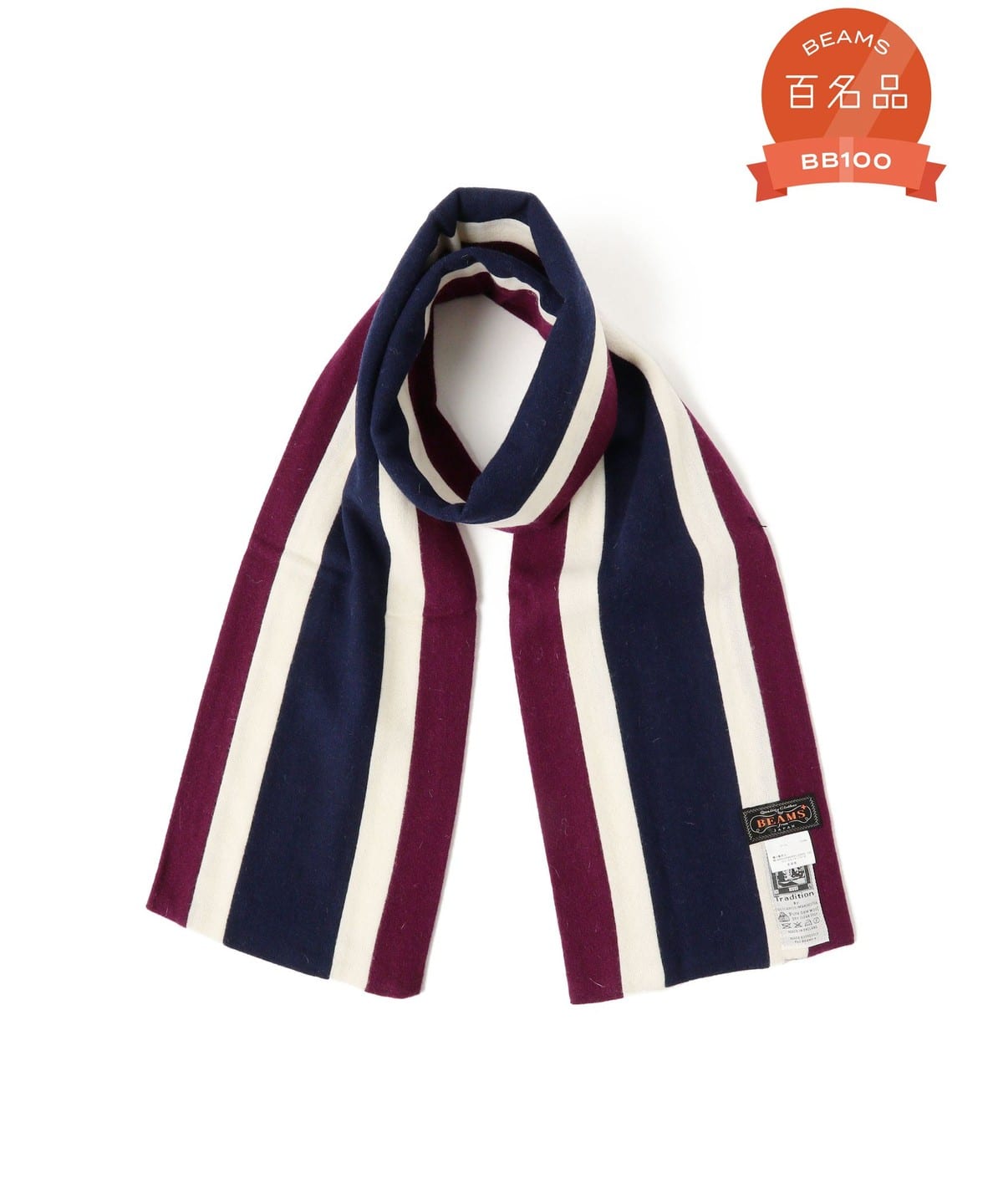 【別注】ENGLISH TRADITION / School Muffler ファッション雑貨 MEN MRN*WHT*NVY ONE SIZE 【別注】ENGLISH TRADITION / School Muffler ファッション雑貨 MEN MRN*WHT*NVY ONE SIZE