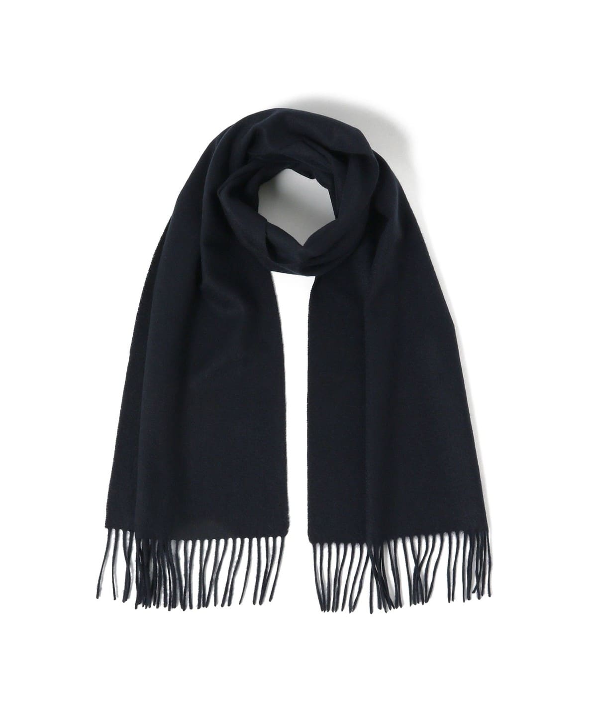 Cashmere Scarf Solid ファッション雑貨 MEN NAVY ONE SIZE Cashmere Scarf Solid ファッション雑貨 MEN NAVY ONE SIZE
