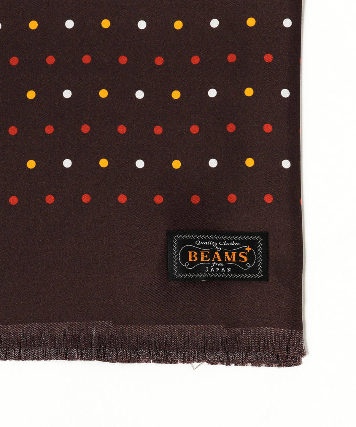 BEAMS PLUS（ビームス プラス）BEAMS PLUS / Silk Stole Dot Print