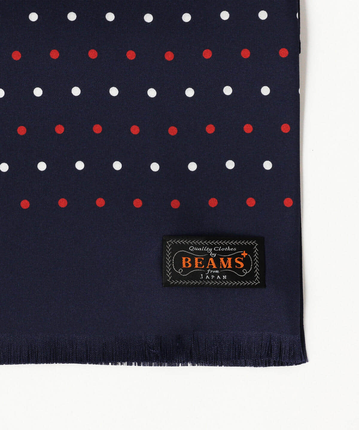 BEAMS PLUS（ビームス プラス）BEAMS PLUS / Silk Stole Dot Print