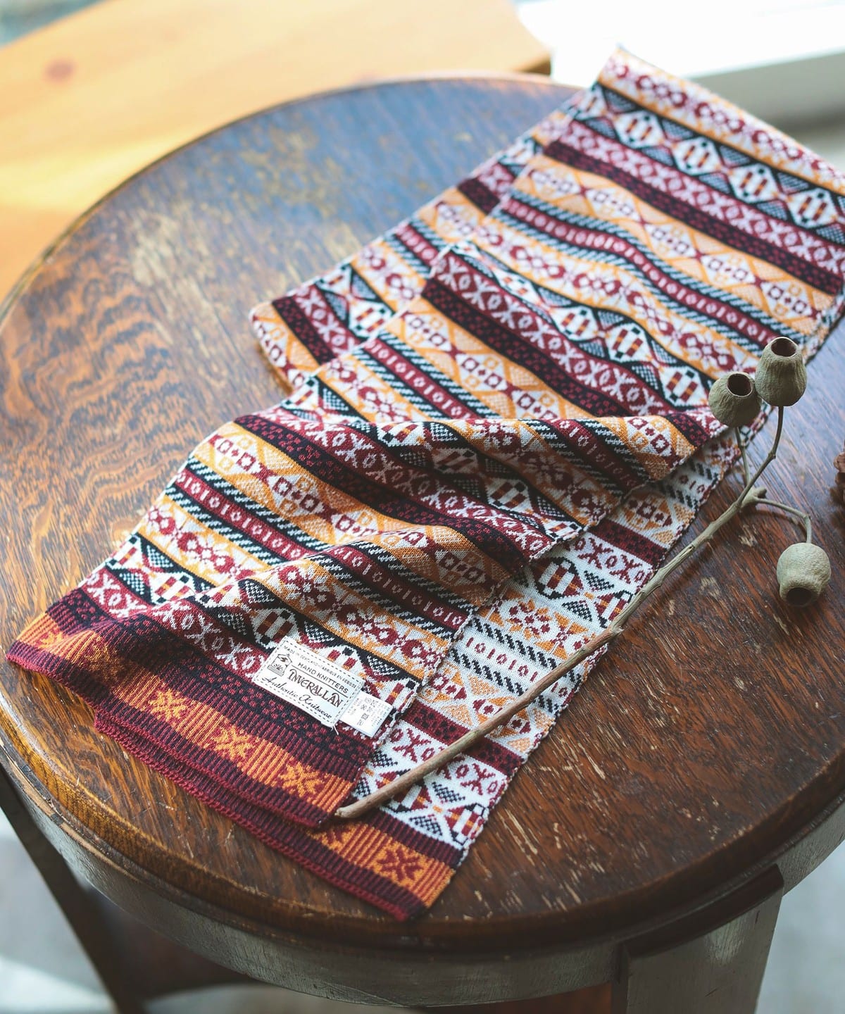 リネンニット♡スヌード♡ハンドメイド