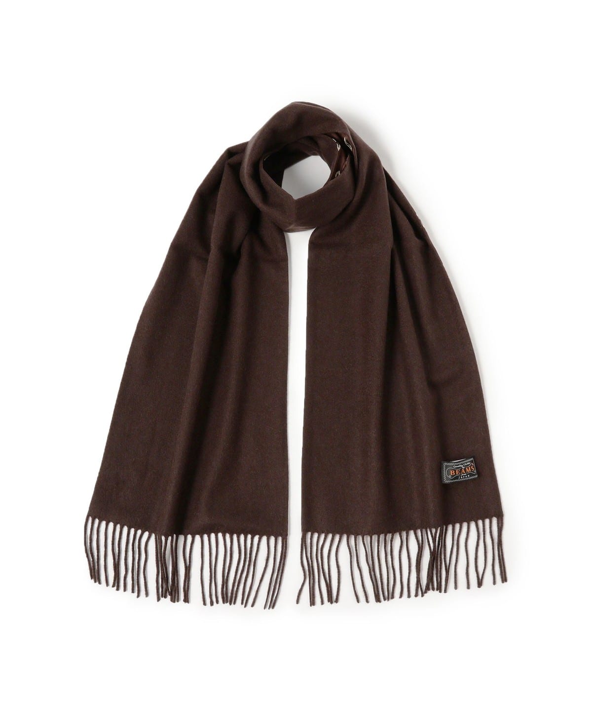 Silk Cashmere Reversible Stole Geometric ファッション雑貨 MEN Brown*Brown FREE Silk Cashmere Reversible Stole Geometric ファッション雑貨 MEN Brown*Brown FREE