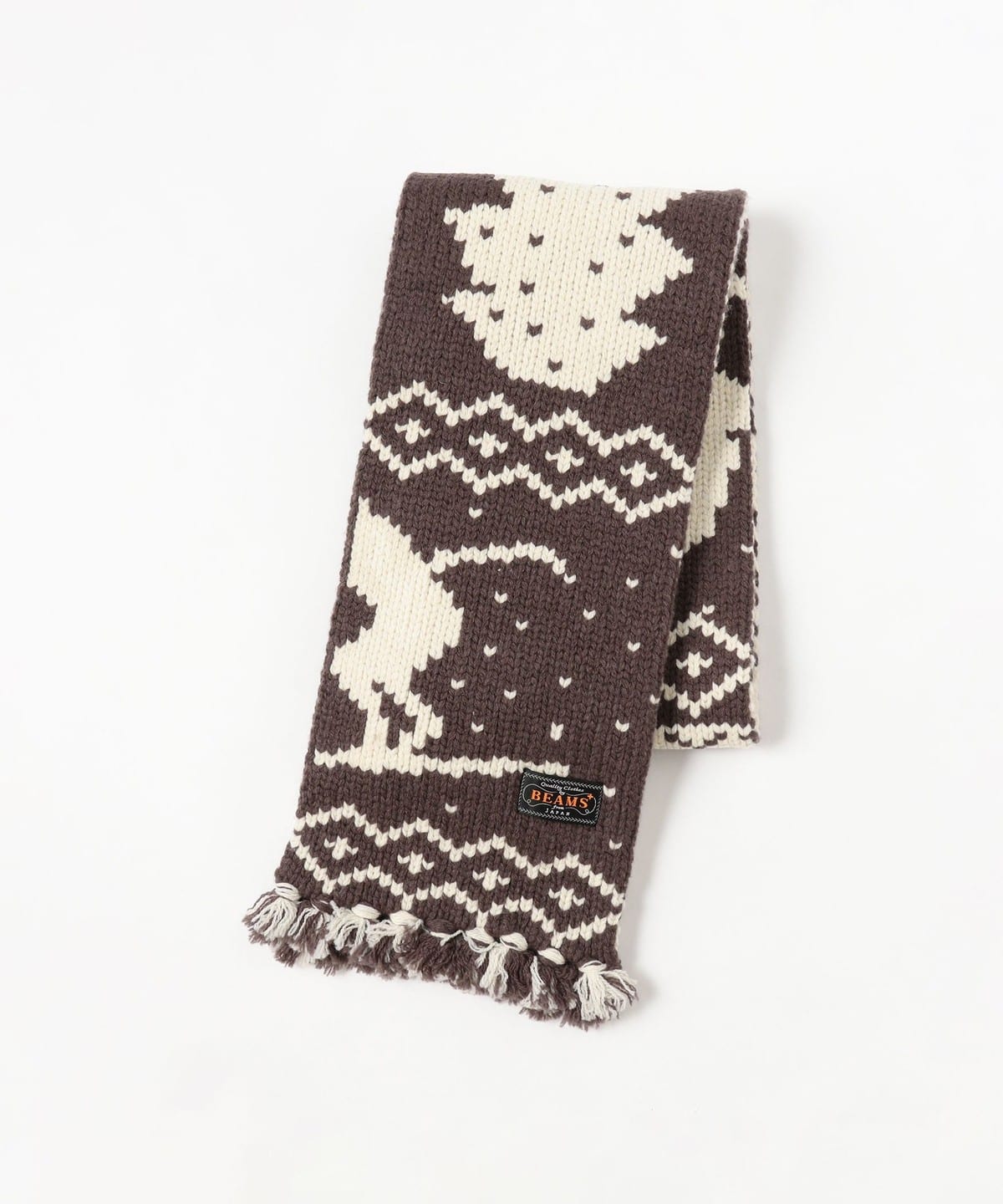BEAMS PLUS（ビームス プラス）Muffler Jacquard Nordic Pattern