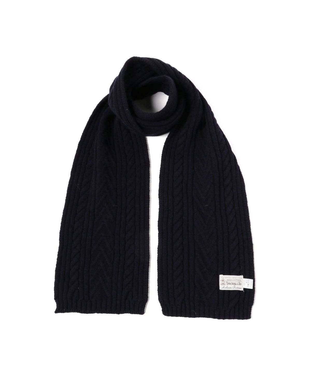 BEAMS PLUS（ビームス プラス）INVERALLAN / Cable Rib Scarf