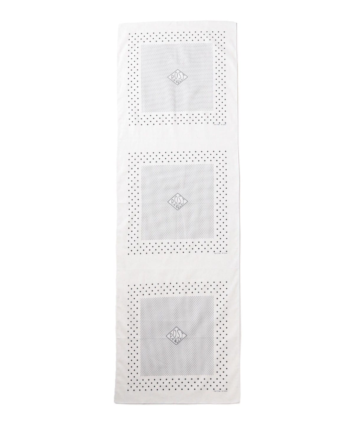 POST OVERALLS ポストオーバーオールズ / #5001-WC Bandana Scalf original 1993 design: cotton sheeting white / charcoal 138 x 45 (new color) ファッション雑貨 MEN white ... POST OVERALLS ポストオーバーオールズ / #5001-WC Bandana Scalf original 1993 design: cotton sheeting white / charcoal 138 x 45 (new color) ファッション雑貨 MEN white ...