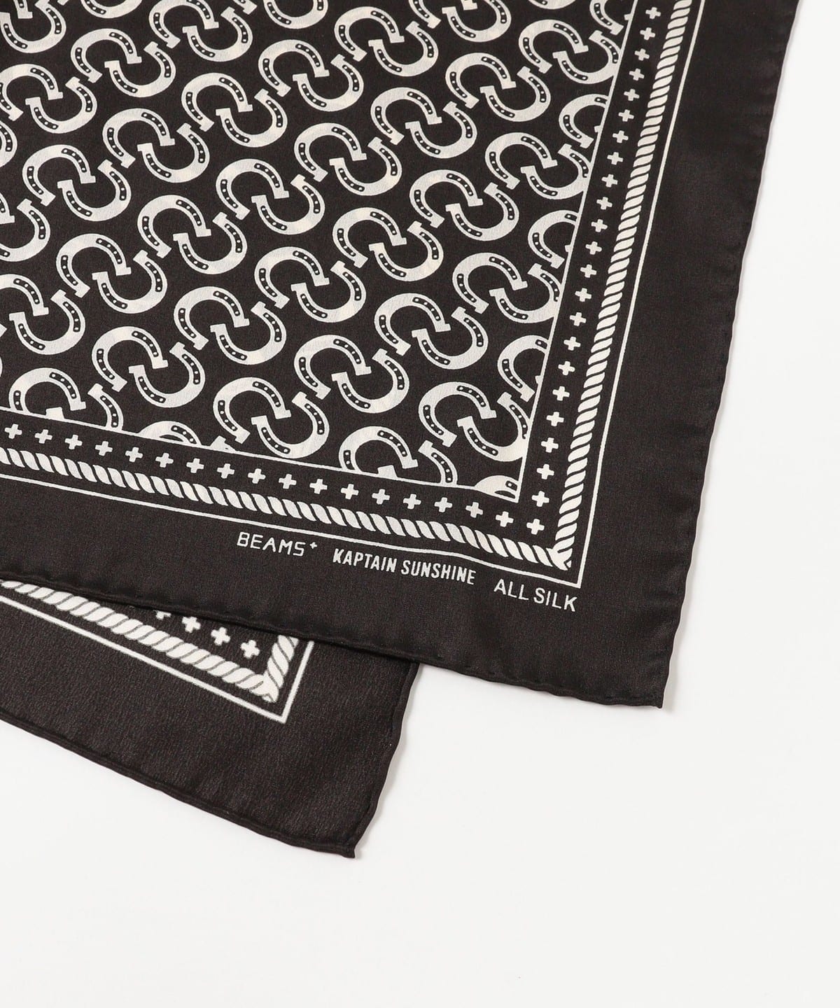 【RED】【別注】KAPTAIN SUNSHINE / Cowboy Silk Scarf BEAMS PLUS（ビームス プラス）【別注】KAPTAIN SUNSHINE / Cowboy