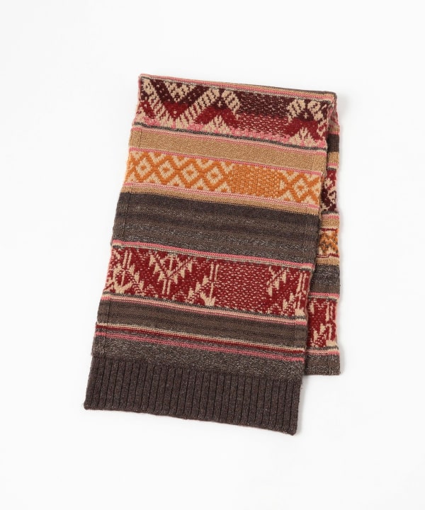 小物 RRL / Jacquard-Knit Wool-Blend Scarf BEAMS PLUS（ビームス プラス）【1/15再値下げ】RRL / Jacquard-Knit