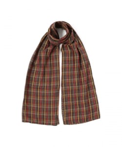 RRL / Plaid Double-Faced Cotton Scarf