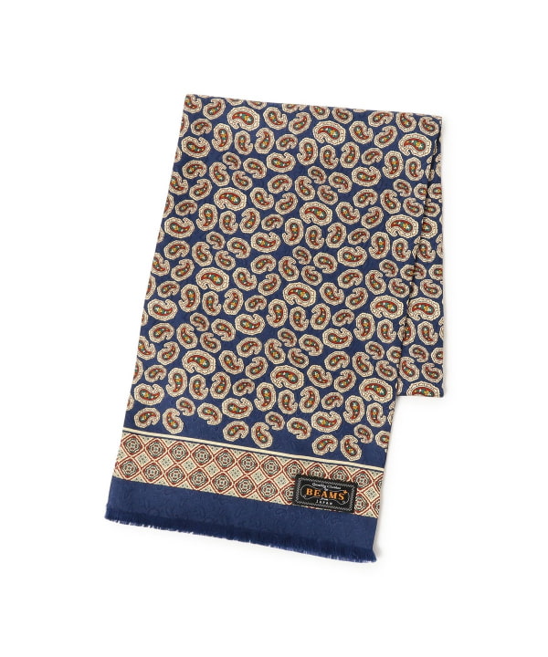 Silk Stole Paisley Print