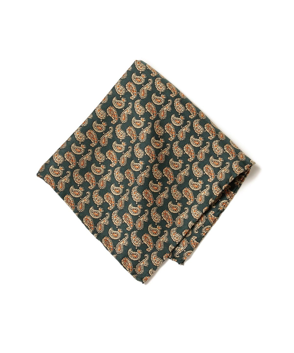 BEAMS PLUS ビームス プラス / シルク ミニペイズリー プリント チーフ スーツ・ネクタイ MEN GREEN ONE SIZE BEAMS PLUS ビームス プラス / シルク ミニペイズリー プリント チーフ スーツ・ネクタイ MEN GREEN ONE SIZE