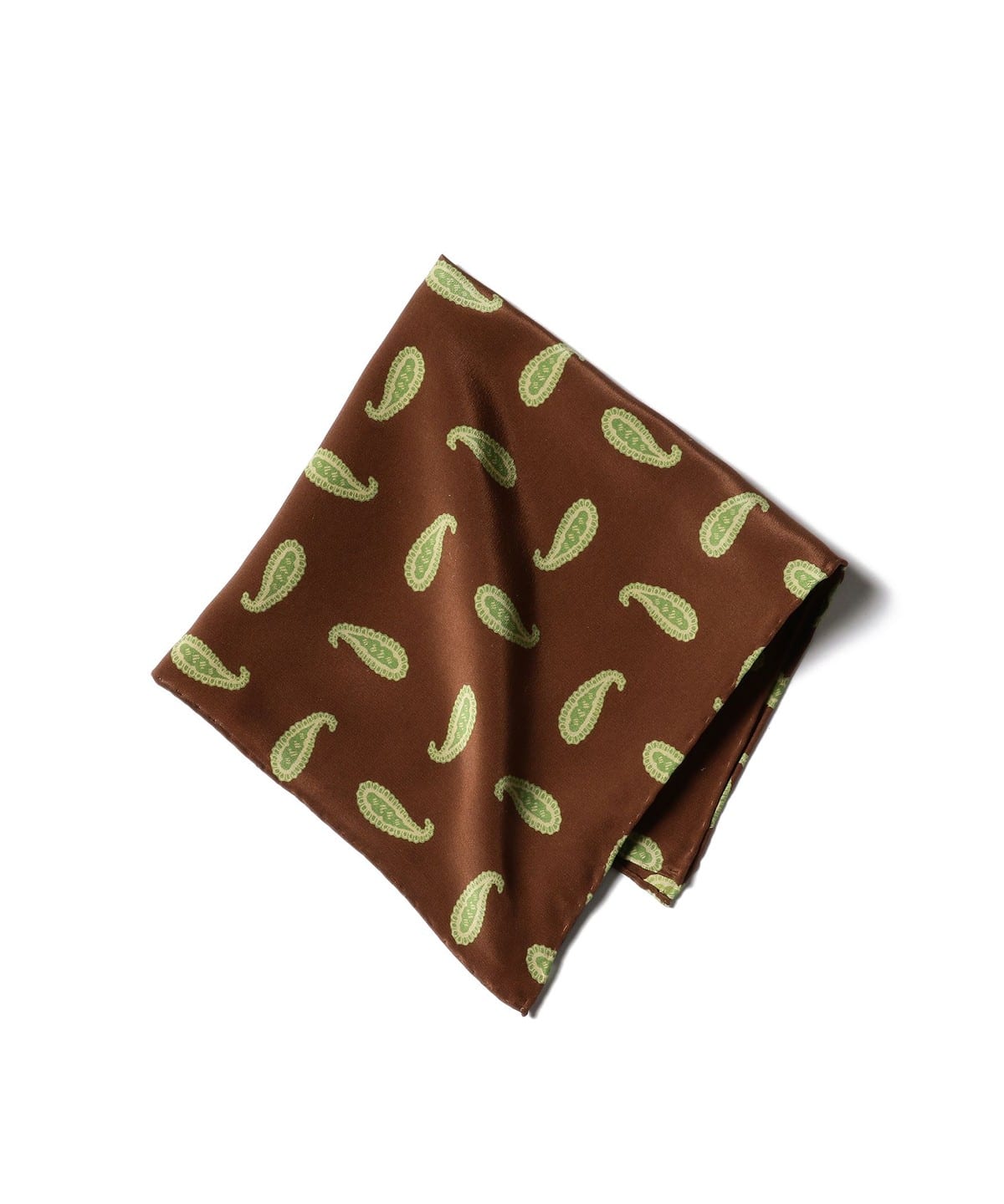 Pocket Chief Paisley Print スーツ・ネクタイ MEN BROWN ONE SIZE Pocket Chief Paisley Print スーツ・ネクタイ MEN BROWN ONE SIZE