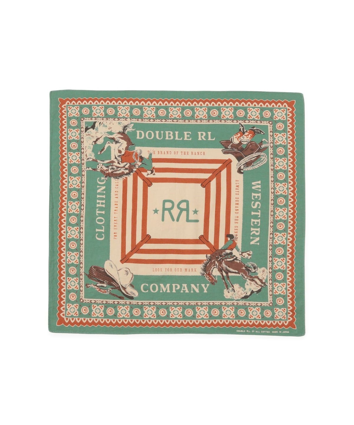 BEAMS PLUS（ビームス プラス）RRL / Western Print Cotton Bandana