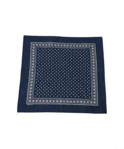 Bandana Discharge Printing BLUE
