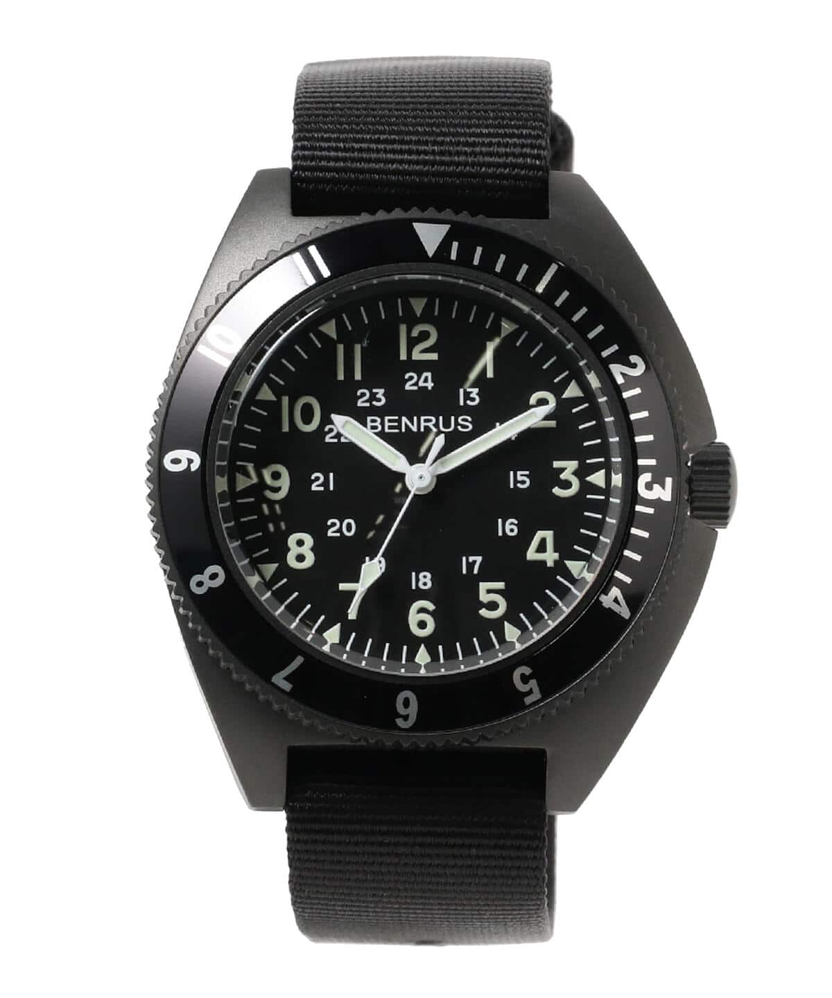 BEAMS PLUS BENRUS / TYPEⅡ BLACK (watches BEAMS PLUS mail order