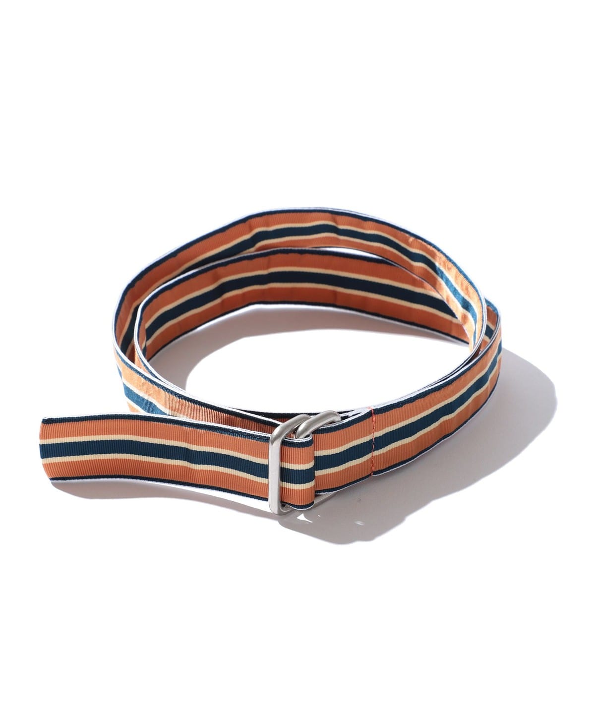 Grosgrain Tape Double Ring Belt ファッション雑貨 MEN ORANGE FREE Grosgrain Tape Double Ring Belt ファッション雑貨 MEN ORANGE FREE