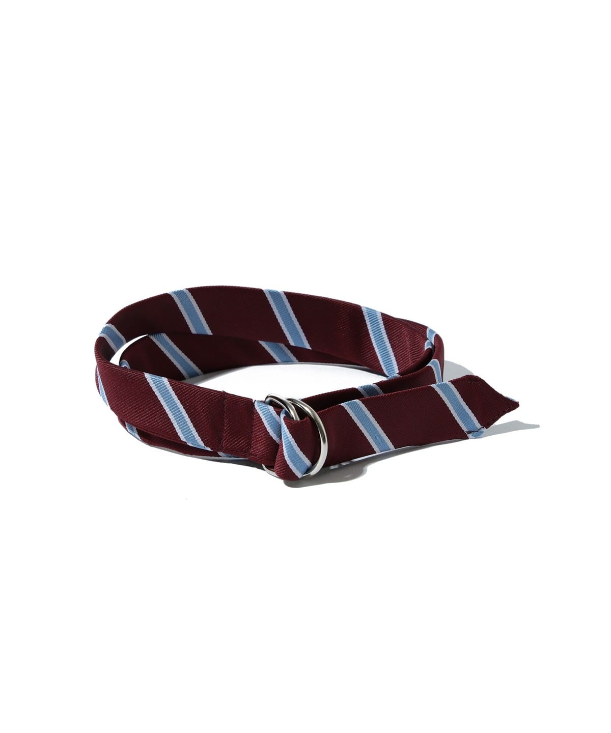 Double Ring Ribbon Belt ファッション雑貨 MEN BURGUNDY FREE Double Ring Ribbon Belt ファッション雑貨 MEN BURGUNDY FREE