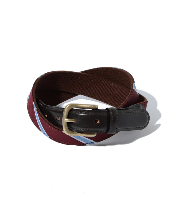 BEAMS PLUS（ビームス プラス）BEAMS PLUS / Leather Tab Ribbon Belt