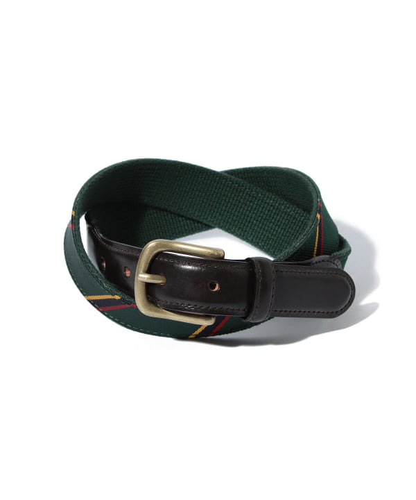 BEAMS PLUS（ビームス プラス）BEAMS PLUS / Leather Tab Ribbon Belt