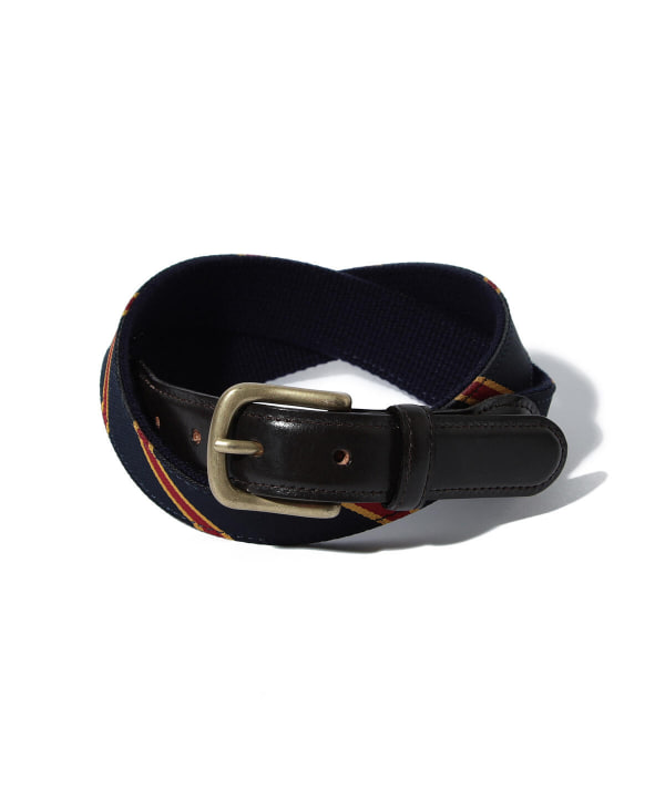 BEAMS PLUS（ビームス プラス）BEAMS PLUS / Leather Tab Ribbon Belt