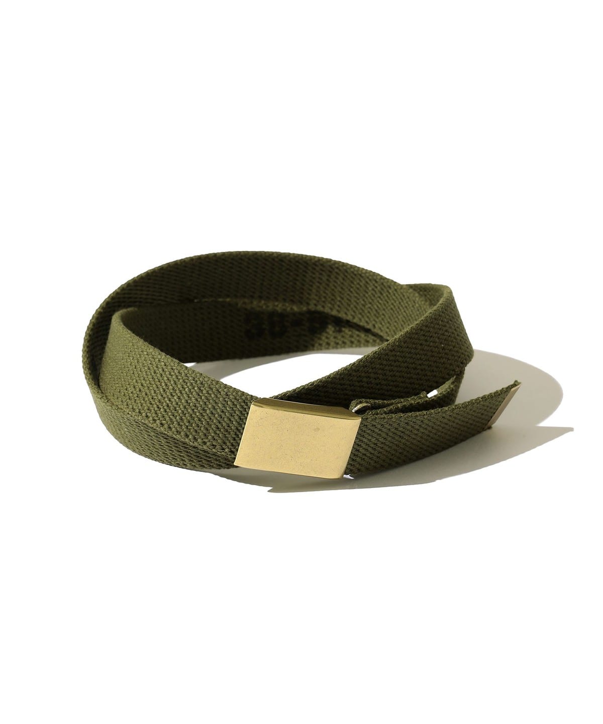 Plate Canvas Belt ファッション雑貨 MEN OLIVE L Plate Canvas Belt ファッション雑貨 MEN OLIVE L