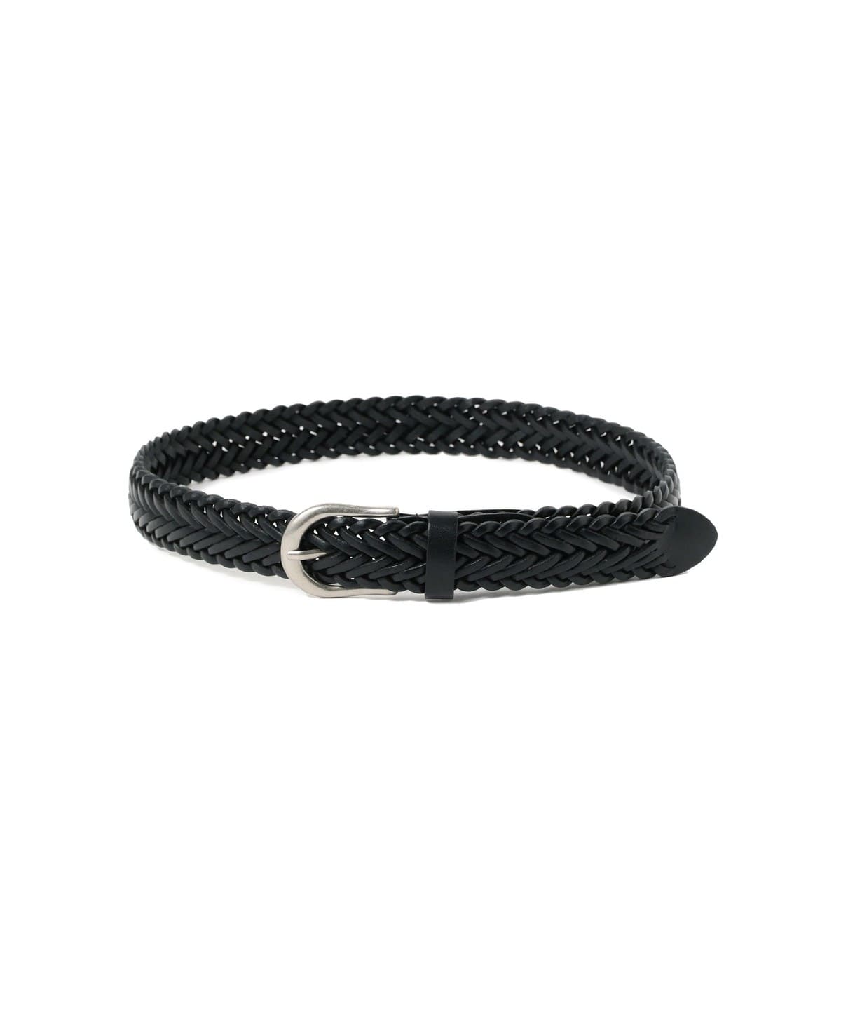 Leather Mesh Belt ファッション雑貨 MEN BLACK 36 Leather Mesh Belt ファッション雑貨 MEN BLACK 36