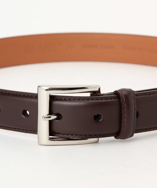 BEAMS+ ビームスプラス Plate Belt L ブラウン　Blown Amazon | [ビームスプラス] レザーベルト Cordovan Belt メンズ